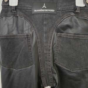 Maniere De Voir Black Jeans for Men
